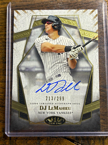 2022 topps tier - one, dj